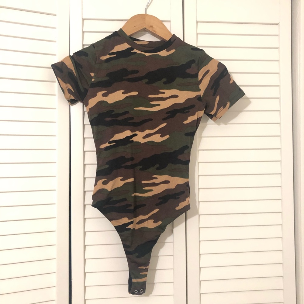 Naked Wardrobe Camo Bodysuit